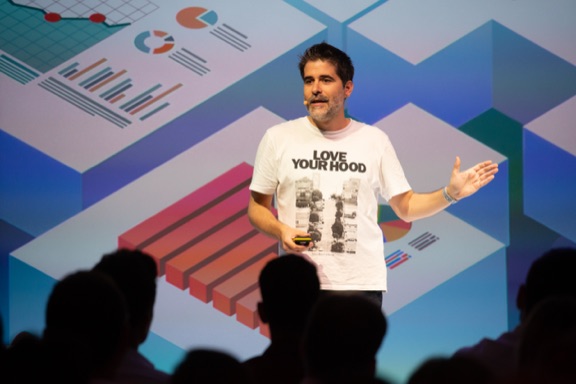 Carlos Buenosvinos at a tech event